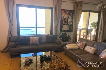1 Bedroom Flat for Rent in Jumeirah Beach Residence (JBR), Dubai - Large | Full Sea view | One Bed Apartment