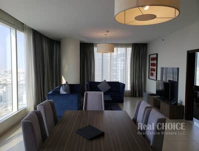 شقة 3 غرف نوم للايجار في شارع الشيخ زايد، دبي - شقة في برج نسيمة شارع الشيخ زايد 3 غرف 270000 درهم - 6625646