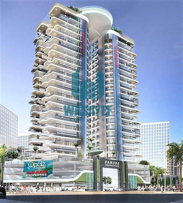شقة في أوبالز من الدانوب،مجمع دبي للعلوم 2 غرف 1075000 درهم - 6202732