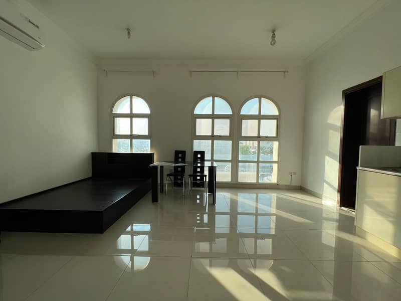 Peaceful Family Villa Spacious Studio With Big Kitchen In Khalifa City A.