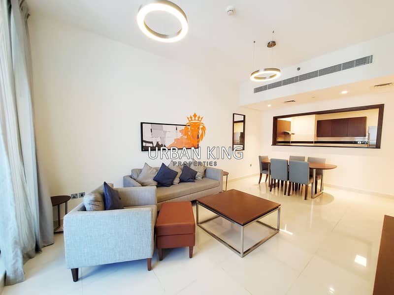 Fully Furnished 2-BR | Front of Metro | All Amenities Free