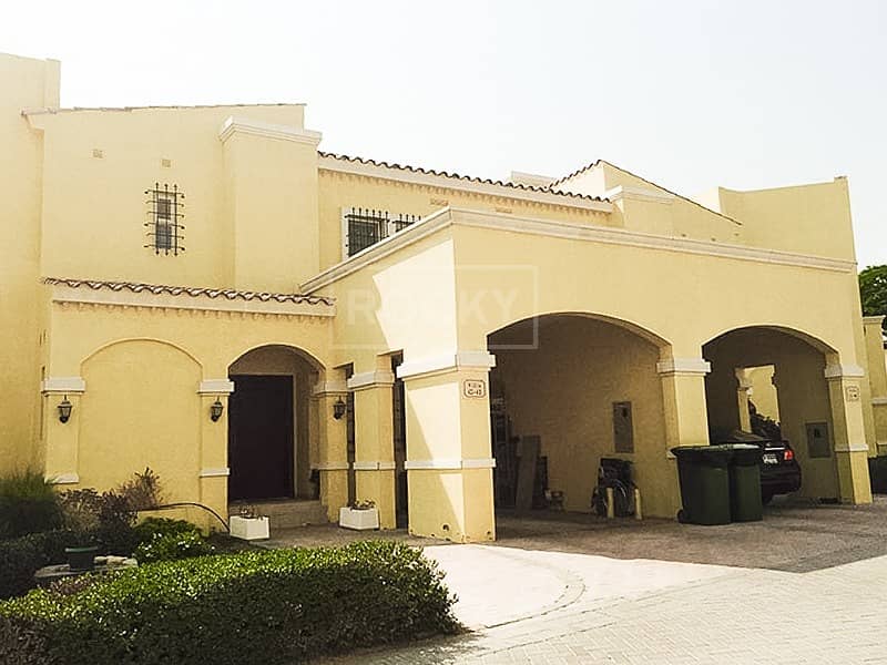 Villa with large landscape garden in Al Waha Villas
