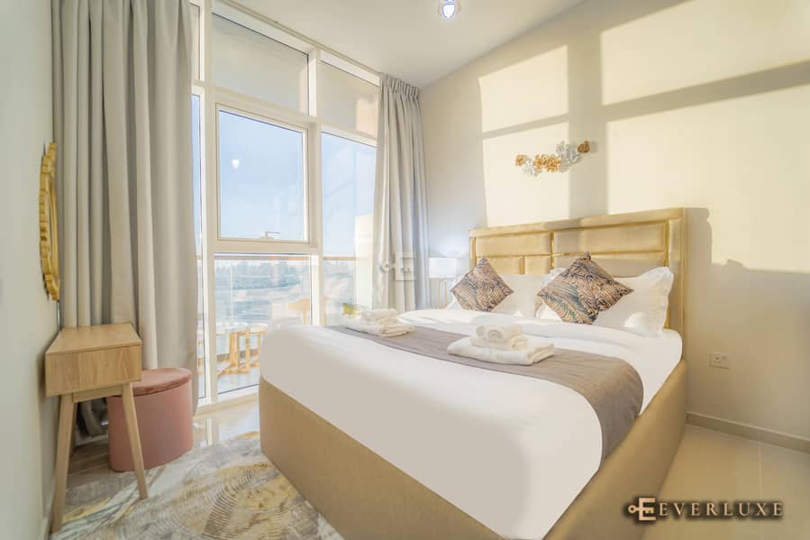 位于达马克山庄，高尔夫生活公寓，高尔夫生活大楼A座 1 卧室的公寓 5499 AED - 5752684