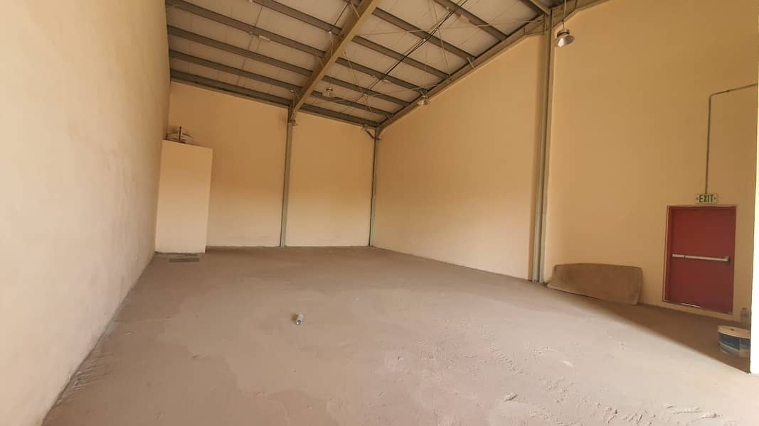 UNBELIVEABLE OFFER NEW NEAT AND CLEAN WAREHOUSE ONLY 35K WITH 1600 SQFT WITH TOILET WITH ELECTRICITY
