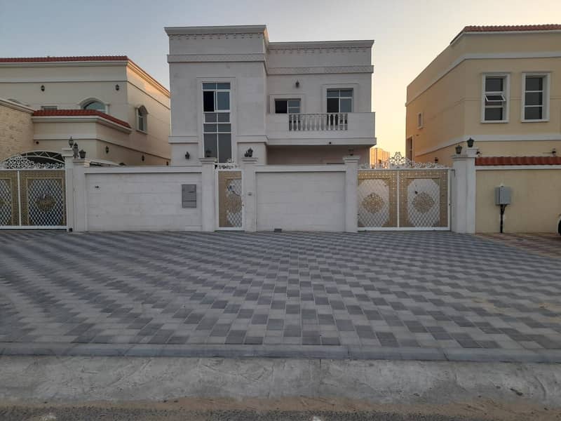 Villa for sale in ajman, with attractive specifications and a wonderful design, super duplex finishing