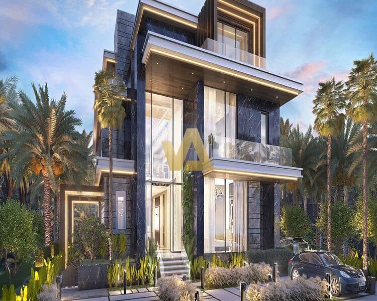 位于大马士革湖住宅，威尼斯别墅 7 卧室的别墅 8900000 AED - 6634870