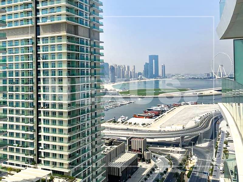 Fully Furnished|Dubai Eye & Sea View|Mid Floor