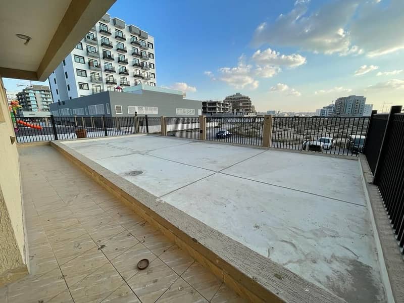 HUGE TERRACE,ALL ROOMS WITH BALCONIES THREE BEDROOM  ONLY 55K