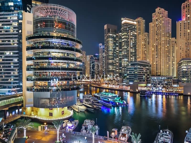 位于迪拜码头，滨海阳台公寓大楼 4 卧室的顶楼公寓 8450000 AED - 6297842