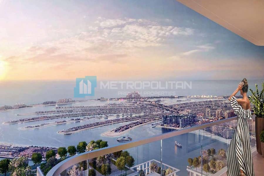 位于迪拜港，艾玛尔海滨社区，滨海景观公寓 1 卧室的公寓 2500000 AED - 6636345