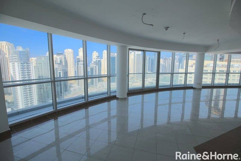 位于迪拜码头，波澜大厦，波澜大厦A座 3 卧室的顶楼公寓 279999 AED - 4863485