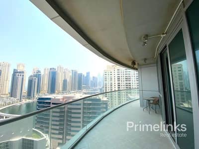 3 Bedroom Apartment for Sale in Dubai Marina, Dubai - 3-Bedroom Plus Maid Furnished With Terrace Vacant