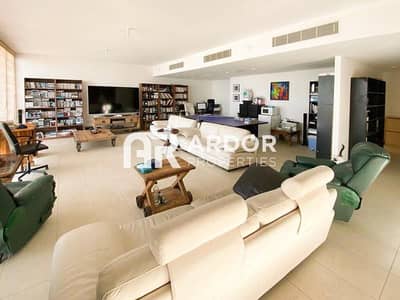 6 Bedroom Villa for Sale in Al Raha Beach, Abu Dhabi - 6BR Podium Villa w Private Pool, Sea View, Terrace