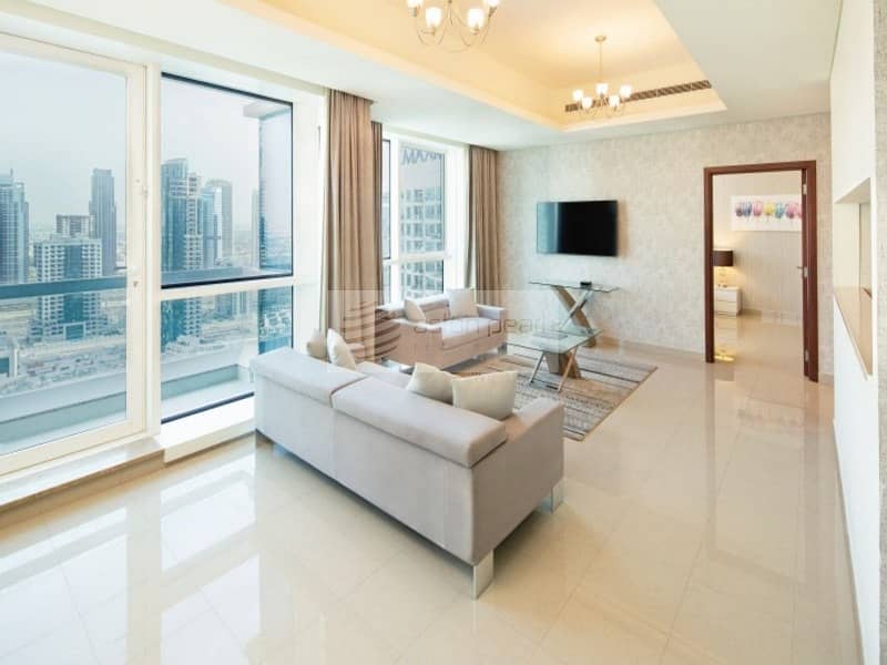 位于迪拜码头，巴塞洛公寓 2 卧室的酒店式公寓 228000 AED - 6642184