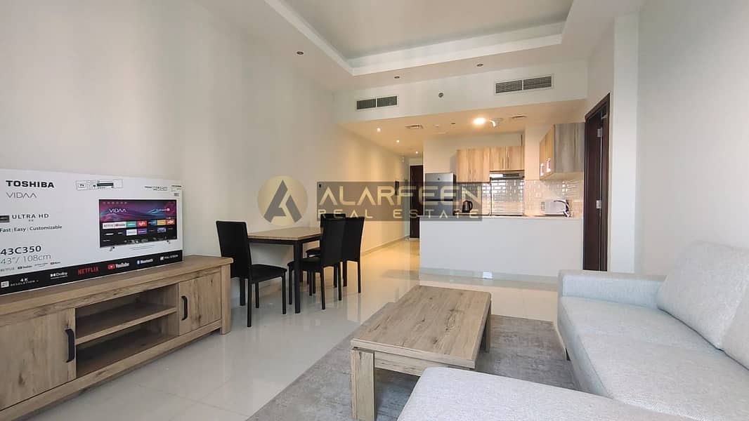 شقة في برج هيرا،مدينة دبي الرياضية 1 غرفة 72000 درهم - 6617328