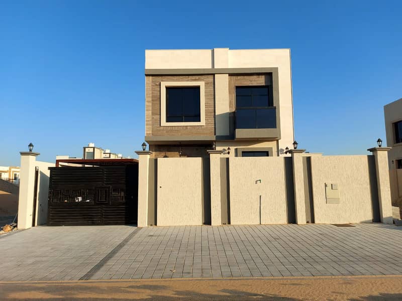 At the price of a shot and without a boost, a villa in front of the mosque is one of the most luxurious villas in Ajman