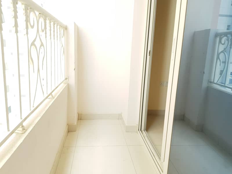 One month free 2bhk with balcony, open view in al Taawun area rent 32k in 4/6 cheqs