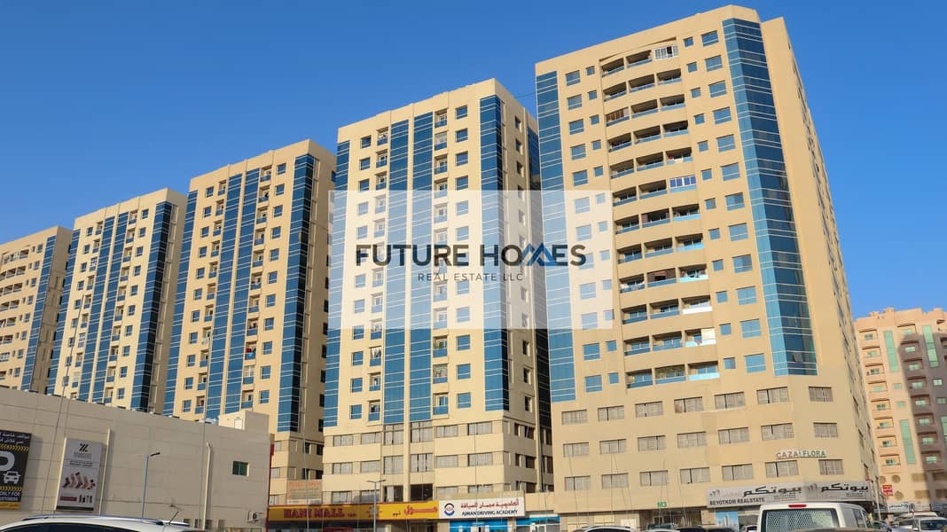 1BHK FOR SALE IN JUST 150K IN POPULAR POPULAR AREA OF AJMAN