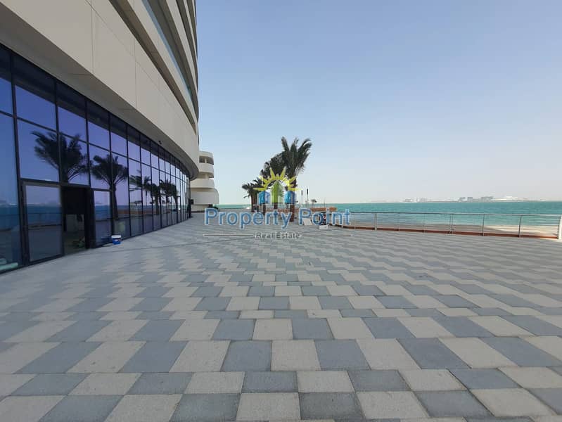 240 SQM Showroom for RENT | Ground + Mezzanine | Shell & Core | Brand New Tower | Prime Location | Al Raha Beach