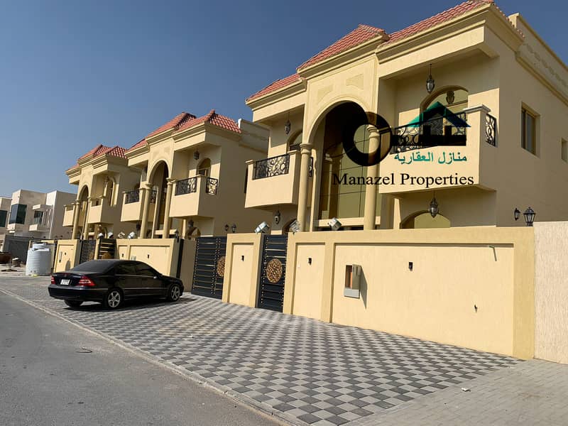 Villa for sale in the Jasmine area, a very special location, directly opposite the mosque, and close to the main Sheikh Mohammed bin Zayed Street.