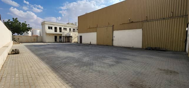 Industrial Land for Rent in Al Sajaa, Sharjah - 20000 sq ft Open Land with 8000 WH and 4 Labour rooms in Al Saja.