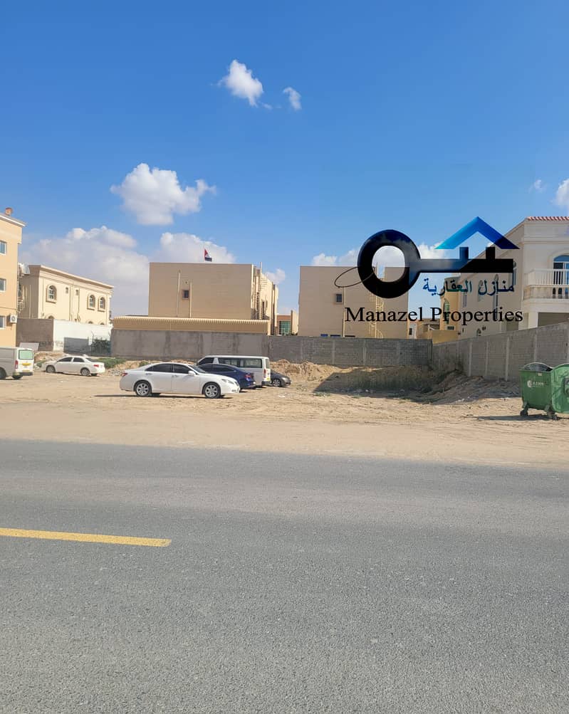 A piece of land for sale in Al-Rawda 3, on the main street, Alexandria Street, a very vital area.