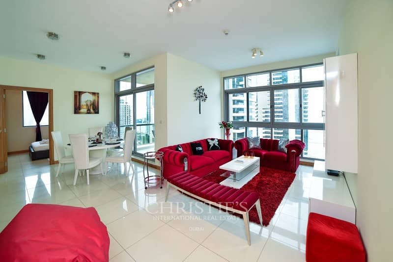 位于迪拜码头，蓝色鸢尾大厦 3 卧室的公寓 3100000 AED - 6194425