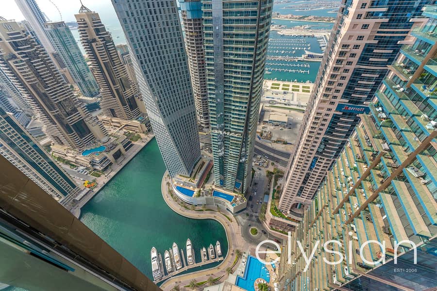 位于迪拜码头，滨海之门，滨海之门2号 2 卧室的公寓 2900000 AED - 6524758