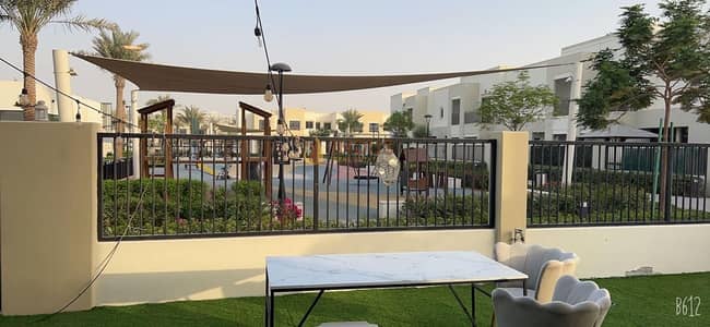 4 Bedroom Townhouse for Sale in Town Square, Dubai - Facing Pool and Park | Type 3 Corner | Single row