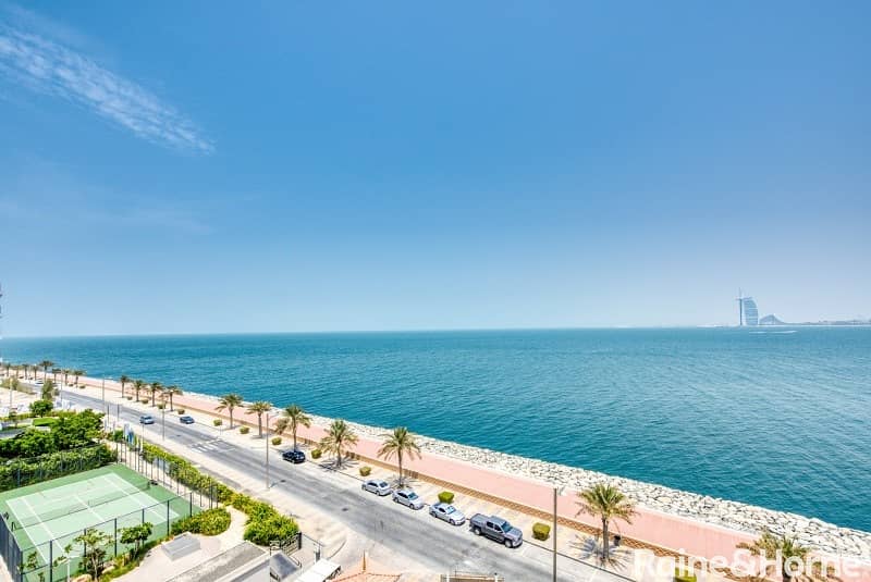 Large 1 Bedroom with Burj Al Arab & Sea Views