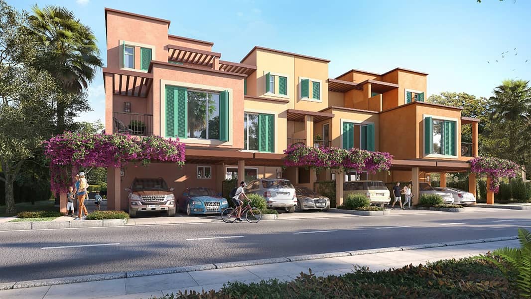 4 Beds townhomes for sale in Damac lagoons Dubai