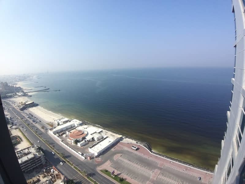 2-BHK AT CORNICHE TOWER SEA VIEW  BALCONY APARTMENT 52000/AED