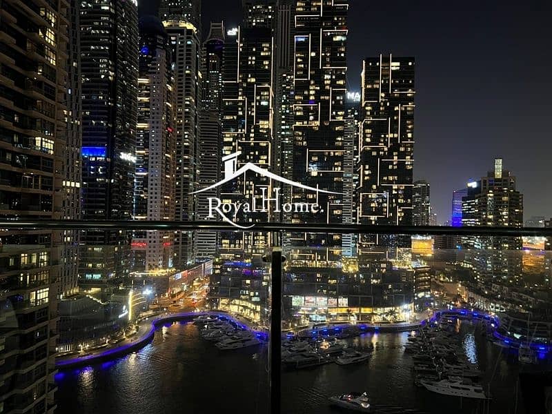 位于迪拜码头，滨海阳台公寓大楼 1 卧室的公寓 135000 AED - 6636010