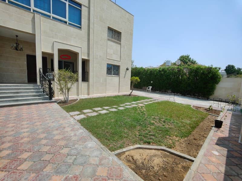 SEPERATE PORTION  GROUND FLOOR SPECIOUS AND BIG 3 BEDROOM VILLA AVAILABLE FOR RENT IN SAHRJAH AL FAYHA