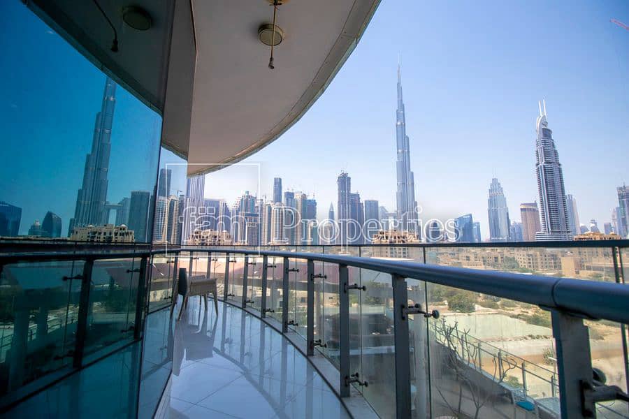 Spacious apt | Burj Khalifa & Fountain view