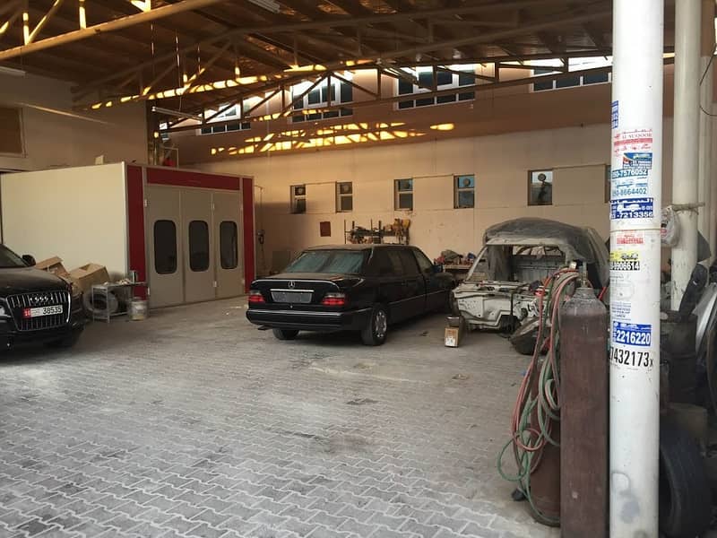 FOR SALE! WELL-RUNNING GARAGE with approximate area of 250 sqmtrs in Sanaya, Al Ain