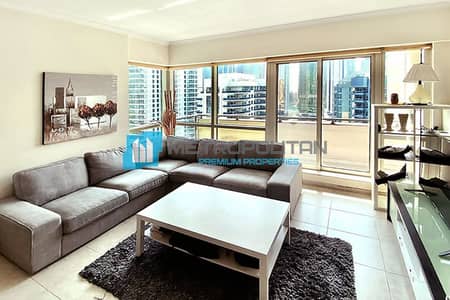 1 Bedroom Apartment for Sale in Dubai Marina, Dubai - Bright and Spacious | High Floor | Rented
