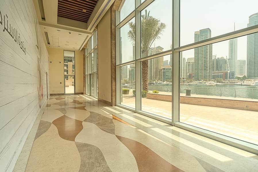 Marina View Retail Unit For Lease in Dubai Marina