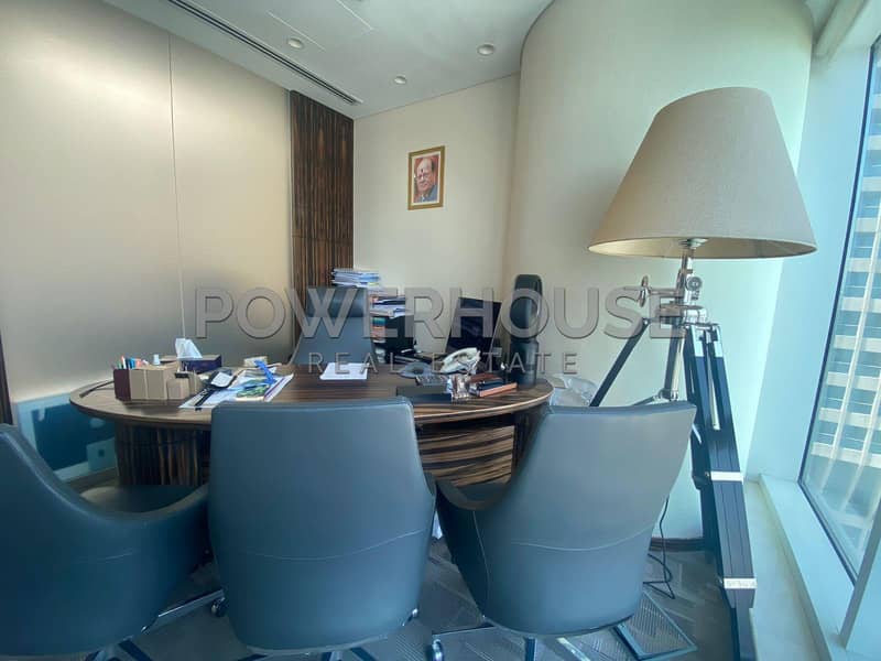 Fitted Office | Full Canal & Burj Khalifa View