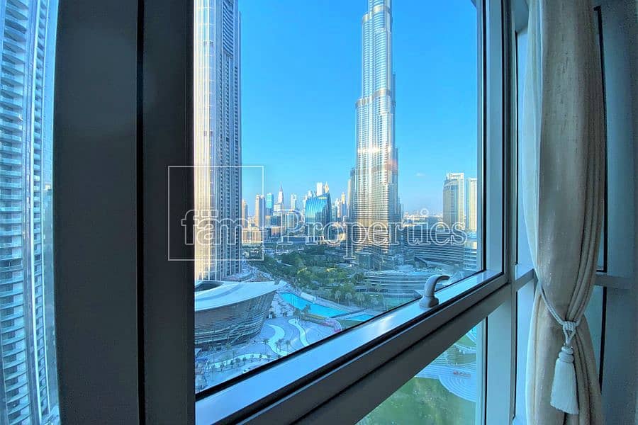 Full Burj Khalifa View | Vacant | Well Maintained