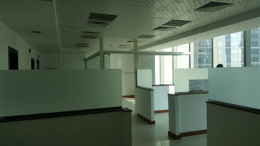 Fully fitted office with partition in Business Bay