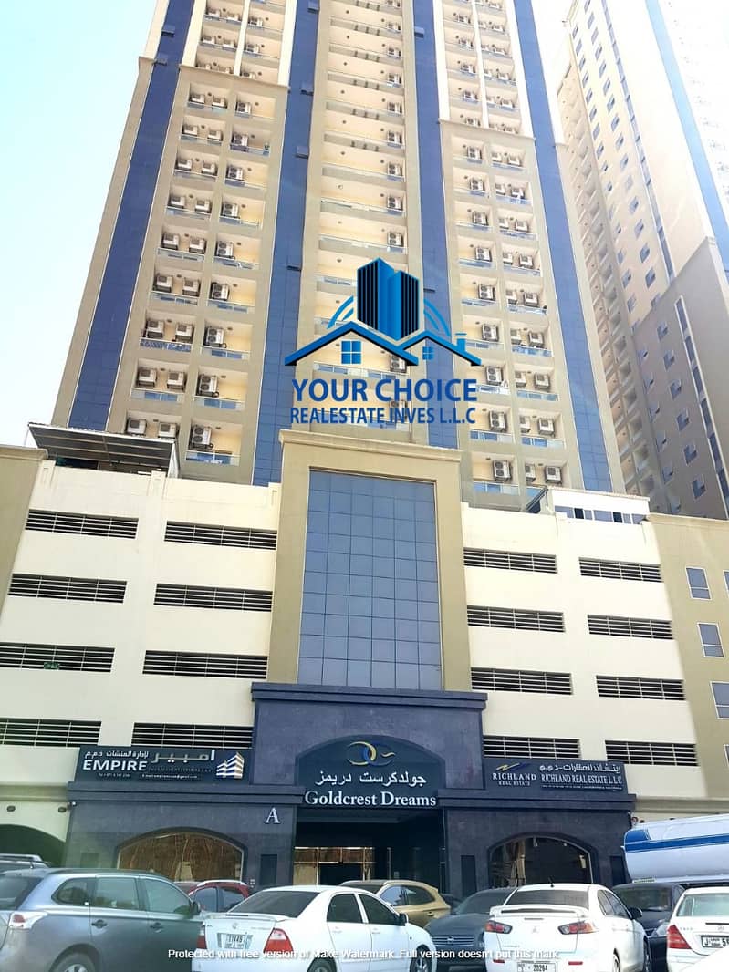 位于阿联酋城，金冠梦想大厦 1 卧室的公寓 17000 AED - 6676235