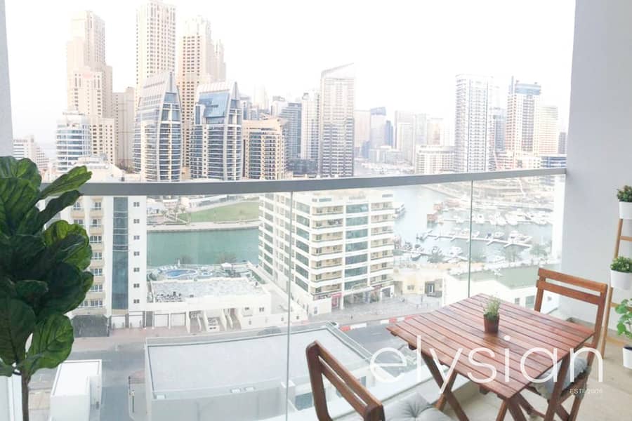 位于迪拜码头，单身公寓壹号大厦 的公寓 1300000 AED - 6550453