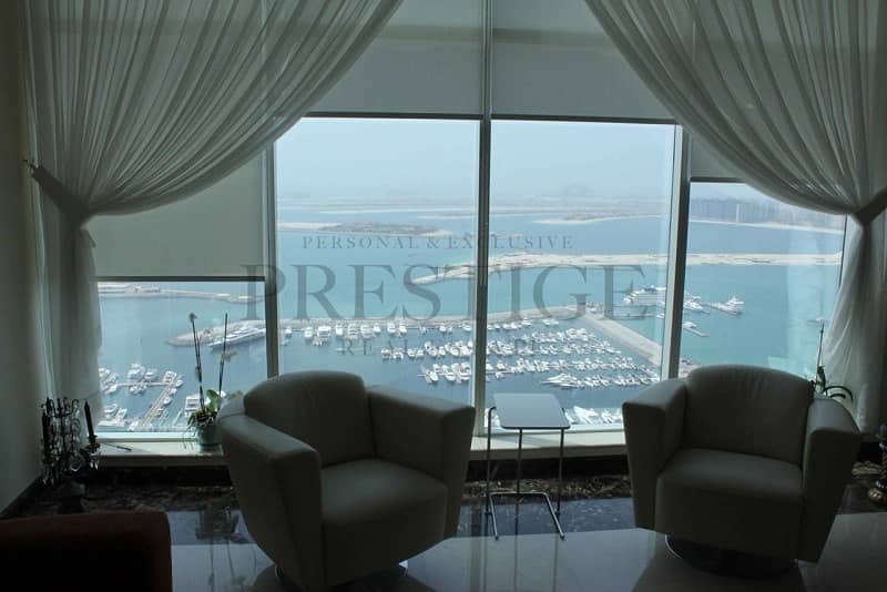 3 Bedrooms | Full Sea View | Dubai Marina