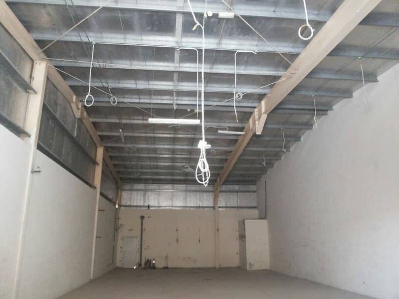 Spacious Warehouse for rent in Industrial Area