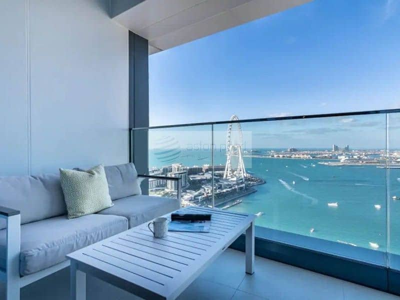 Furnished |Exclusive | Amazing Sea View |Mid Floor