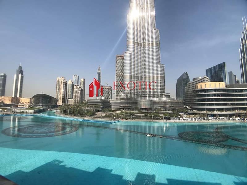 Vacant | Spacious Furnished| Burj and Fountain VIEW