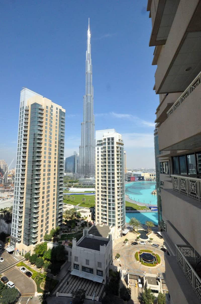 Burj Khalifa and Fountain view | Vacant | Ready to move