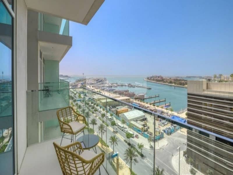 位于迪拜港，艾玛尔海滨社区，日出海湾公寓，日出海湾2号塔楼 1 卧室的公寓 185000 AED - 6689535