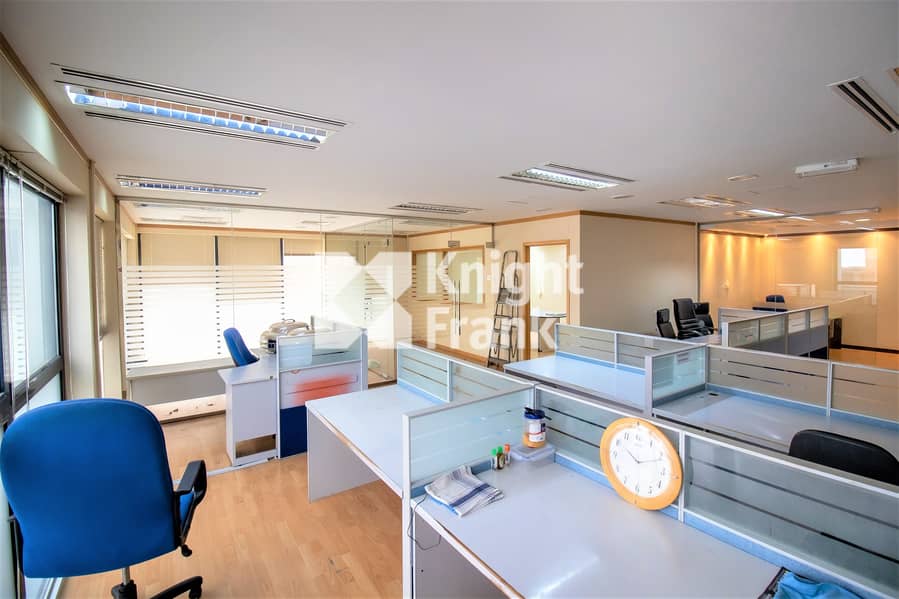 DEWA & Chiller Included | Partitioned Office